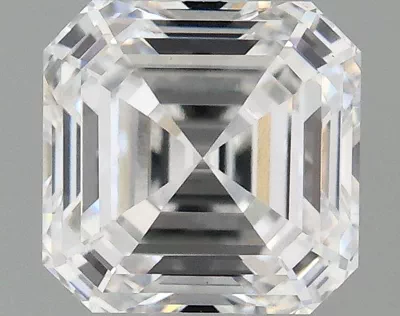 1.06ct D VS1 Rare Carat Ideal Cut Asscher Lab Grown Diamond