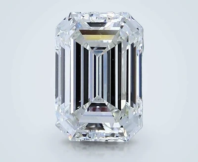 2.59ct I SI1 Rare Carat Ideal Cut Emerald Diamond