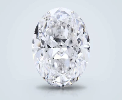 20.14ct E VS2 Rare Carat Ideal Cut Oval Lab Grown Diamond