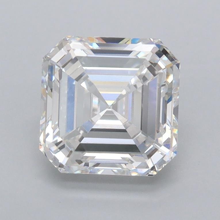 1.56ct D VS2 Very Good Cut Asscher Lab Grown Diamond