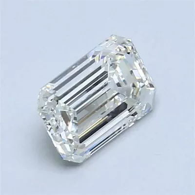 1.00ct I VVS2 Rare Carat Ideal Cut Emerald Diamond