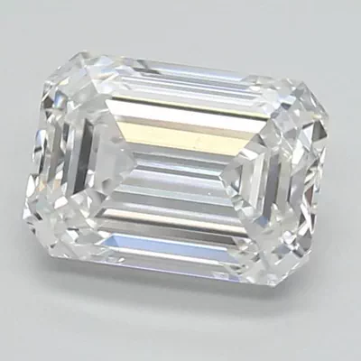 1.39ct E VS1 Rare Carat Ideal Cut Emerald Lab Grown Diamond