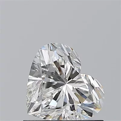 0.78ct H VVS2 Rare Carat Ideal Cut Heart Diamond