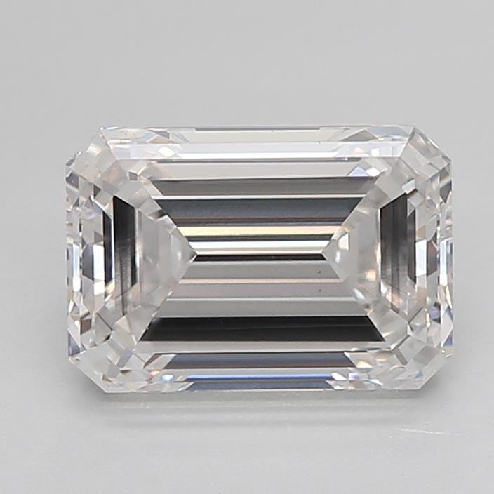 2.58ct E VS2 Excellent Cut Emerald Lab Grown Diamond