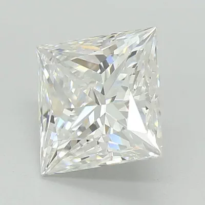 1.09ct D VS1 Rare Carat Ideal Cut Princess Lab Grown Diamond