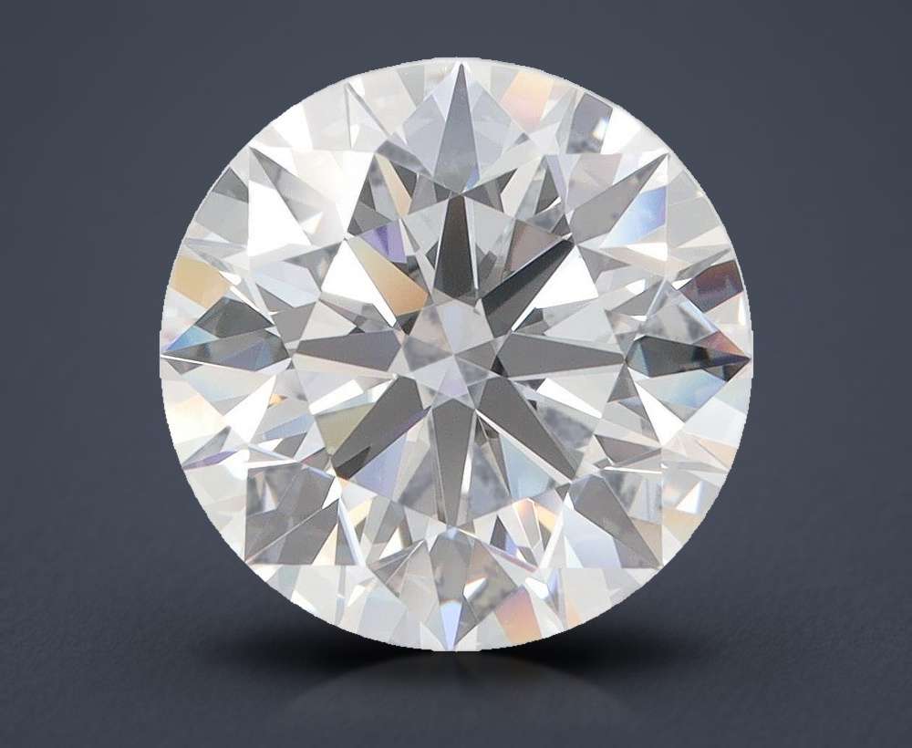 4.04ct D FL Rare Carat Ideal Cut Round Lab Grown Diamond