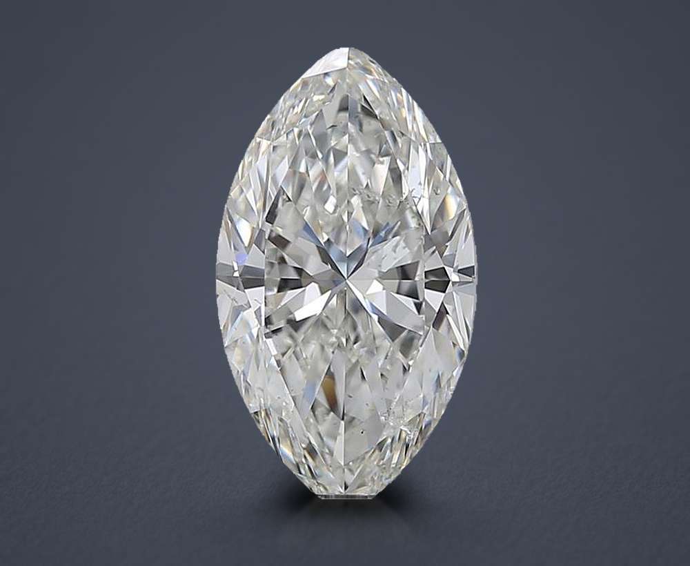 2.50ct H SI2 Rare Carat Ideal Cut Marquise Diamond