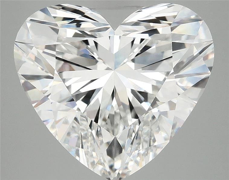 6.35ct E VVS2 Rare Carat Ideal Cut Heart Lab Grown Diamond