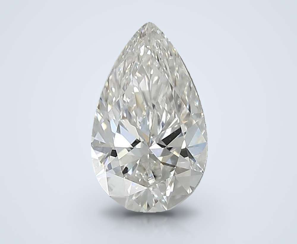 0.95ct F VS1 Rare Carat Ideal Cut Pear Lab Grown Diamond