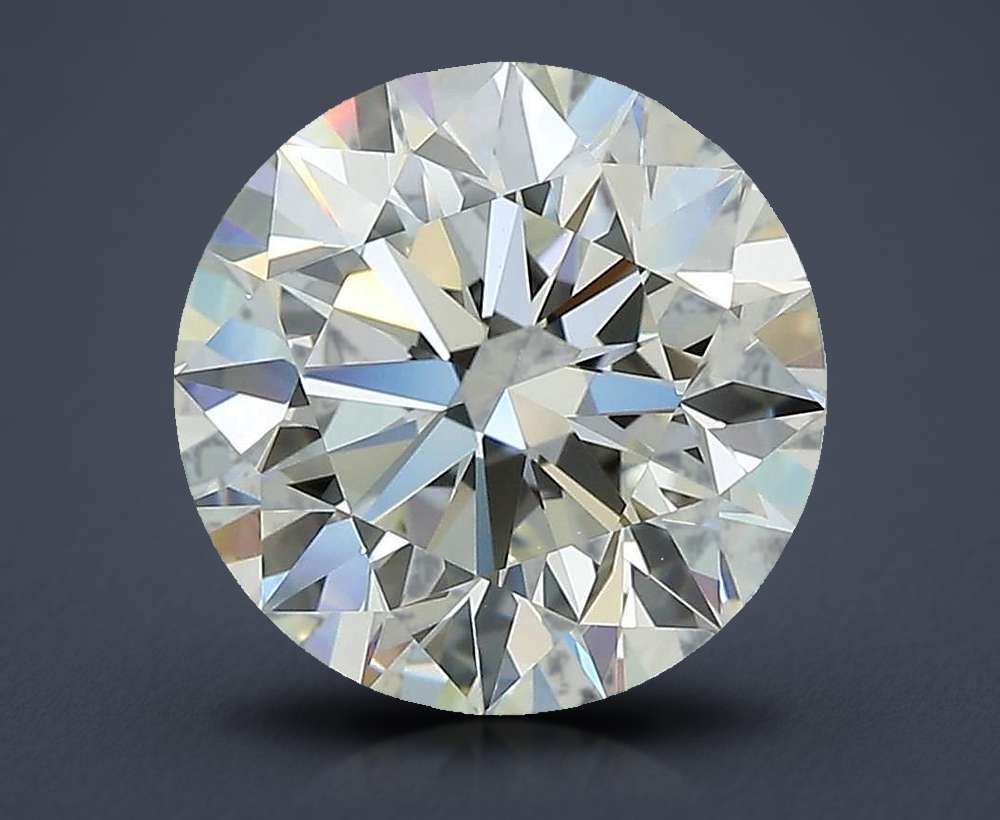3.51ct H VVS2 Excellent Cut Round Lab Grown Diamond
