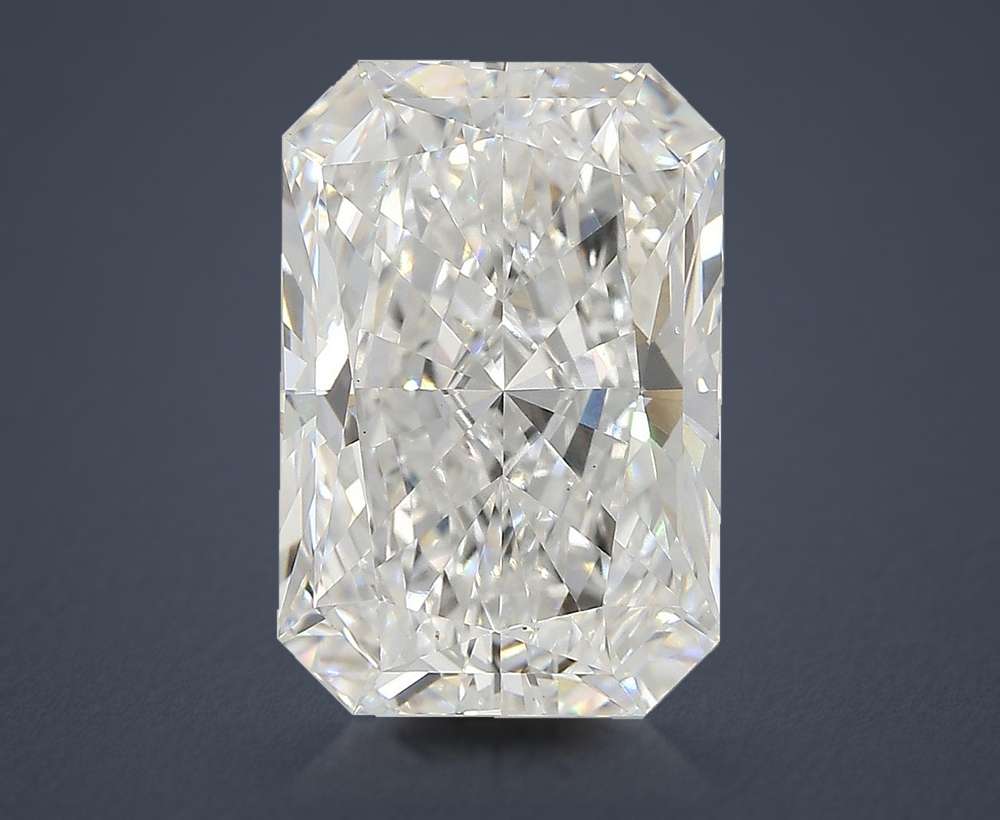 7.68ct E VS1 Rare Carat Ideal Cut Radiant Lab Grown Diamond