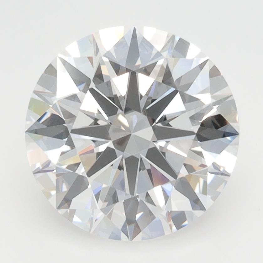 3.04ct D VVS2 Rare Carat Ideal Cut Round Lab Grown Diamond