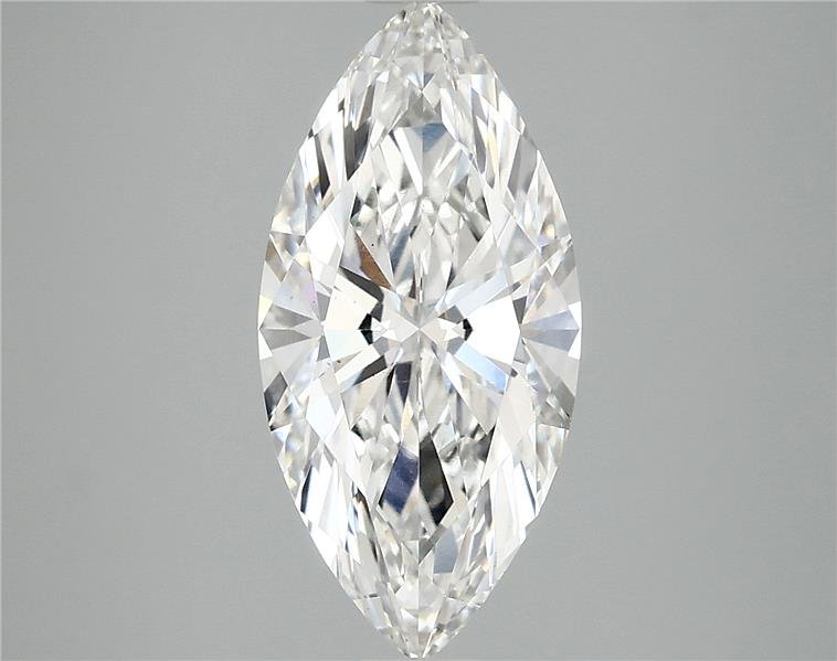 2.80ct F VS2 Rare Carat Ideal Cut Marquise Lab Grown Diamond