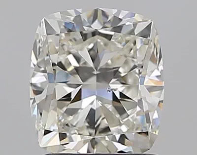 1.51ct K SI1 Rare Carat Ideal Cut Cushion Diamond