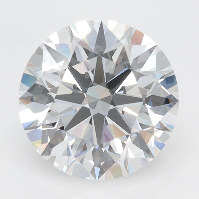 3.04ct D VVS2 Rare Carat Ideal Cut Round Lab Grown Diamond