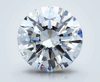 2.51ct G SI2 Rare Carat Ideal Cut Round Diamond