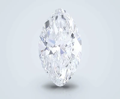 3.09ct E VVS2 Rare Carat Ideal Cut Marquise Lab Grown Diamond