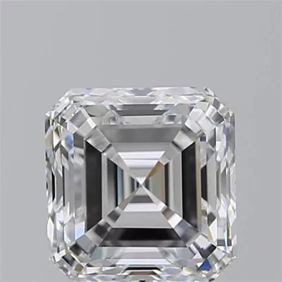 3.00ct D IF Very Good Cut Asscher Diamond