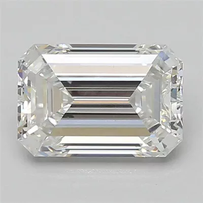 2.34ct E VS1 Rare Carat Ideal Cut Emerald Lab Grown Diamond