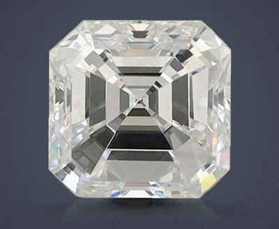 0.90ct D VS1 Very Good Cut Asscher Lab Grown Diamond
