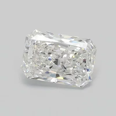3.16ct E VS1 Rare Carat Ideal Cut Radiant Lab Grown Diamond