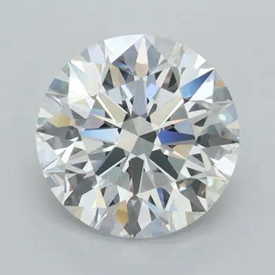 2.50ct D VVS1 Excellent Cut Round Lab Grown Diamond