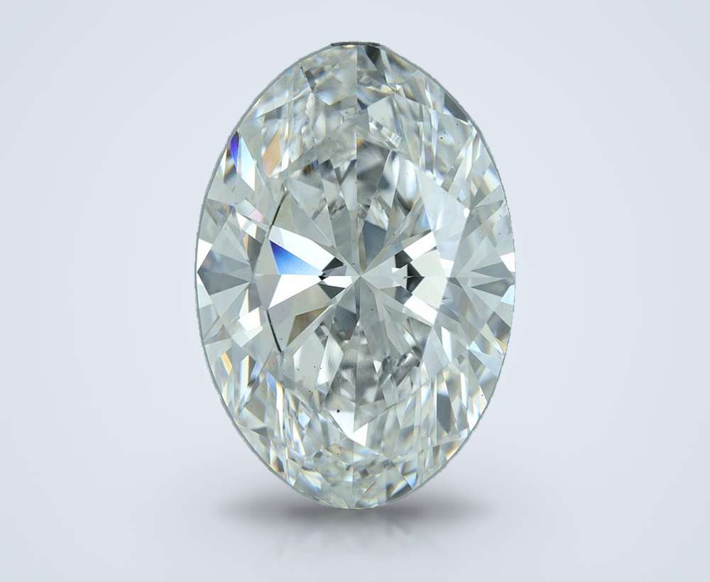 21.54ct E VS2 Rare Carat Ideal Cut Oval Lab Grown Diamond