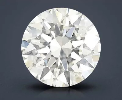 2.51ct K SI1 Rare Carat Ideal Cut Round Diamond