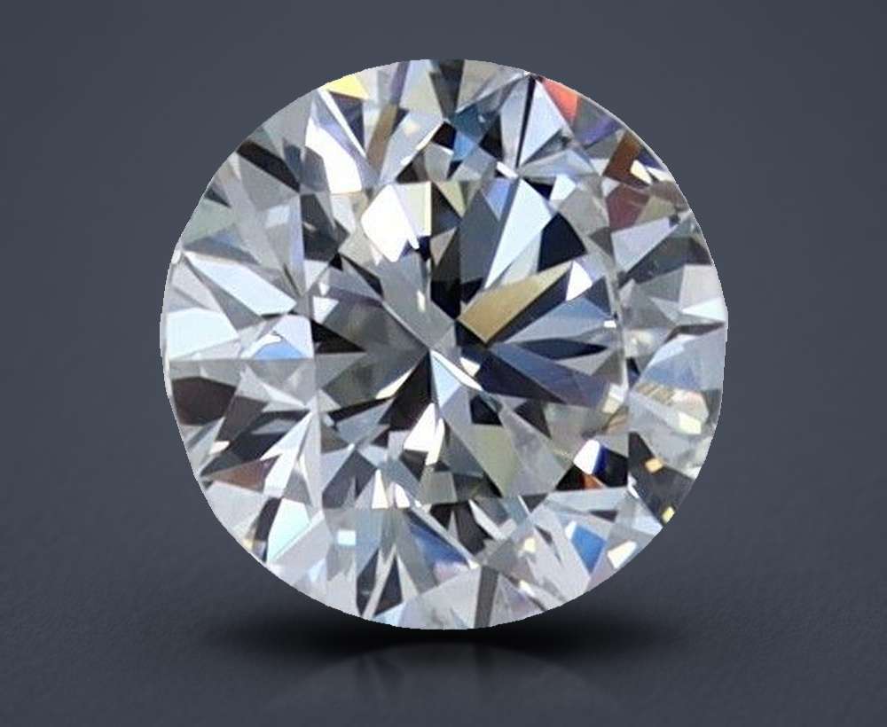 0.82ct H VS2 Rare Carat Ideal Cut Round Diamond