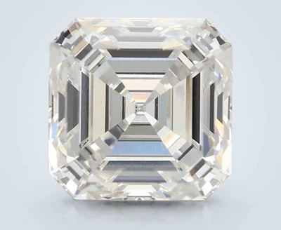 3.05ct F VVS2 Rare Carat Ideal Cut Asscher Lab Grown Diamond