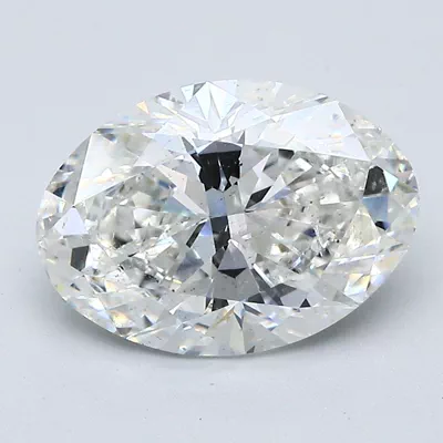 2.73ct H SI2 Rare Carat Ideal Cut Oval Diamond