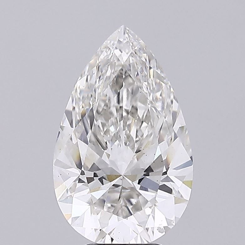 4.01ct H VS1 Rare Carat Ideal Cut Pear Lab Grown Diamond