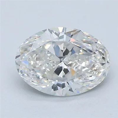 1.70ct F SI1 Rare Carat Ideal Cut Oval Diamond