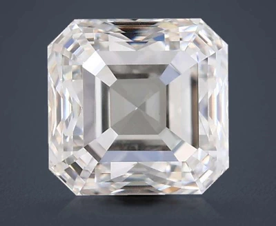 0.72ct H VS1 Rare Carat Ideal Cut Asscher Diamond