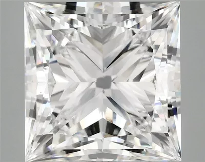 7.92ct E VS1 Rare Carat Ideal Cut Princess Lab Grown Diamond