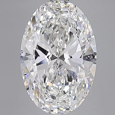9.59ct F VS2 Very Good Cut Oval Lab Grown Diamond