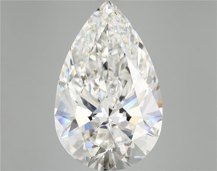 12.11ct F VVS2 Rare Carat Ideal Cut Pear Lab Grown Diamond