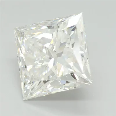 4.04ct F VVS2 Rare Carat Ideal Cut Princess Lab Grown Diamond
