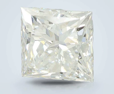4.04ct F VVS2 Rare Carat Ideal Cut Princess Lab Grown Diamond