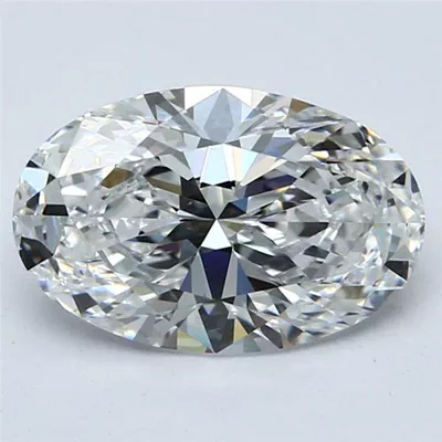 2.55ct D VS2 Rare Carat Ideal Cut Oval Diamond