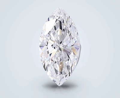 3.01ct D VS2 Rare Carat Ideal Cut Marquise Lab Grown Diamond