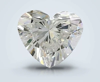 1.51ct E VS2 Rare Carat Ideal Cut Heart Lab Grown Diamond