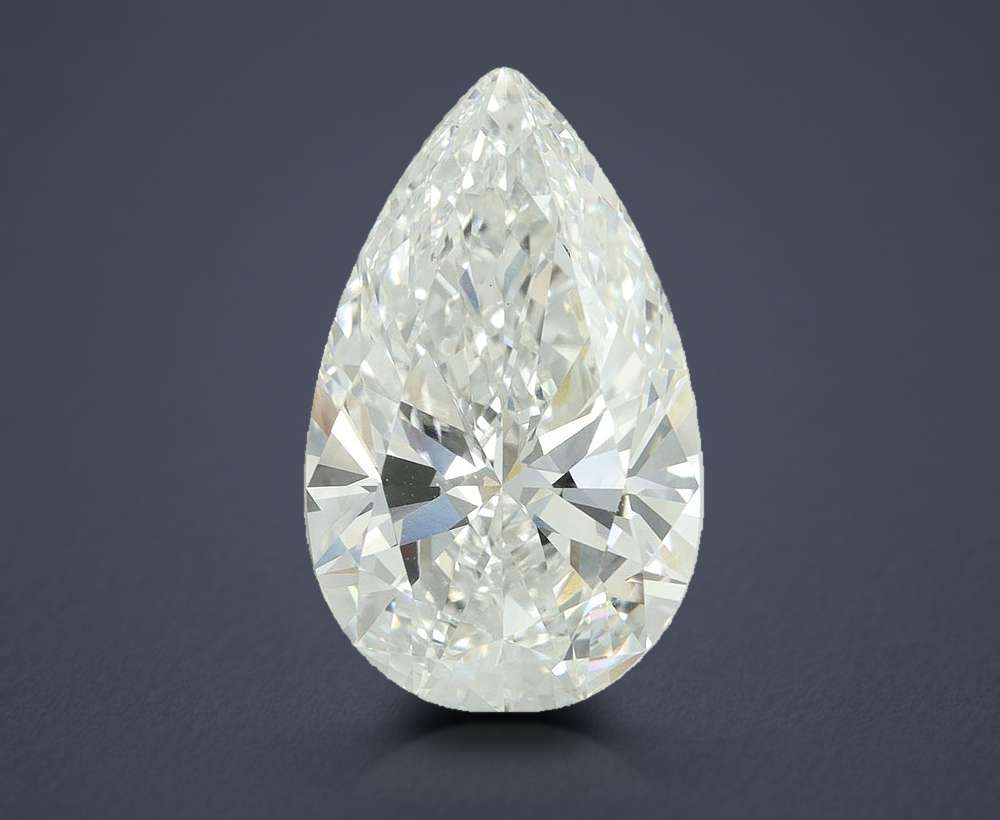 10.04ct F VS1 Rare Carat Ideal Cut Pear Lab Grown Diamond