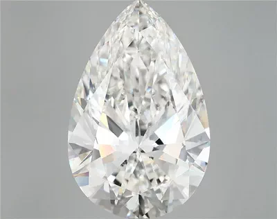 10.12ct F VVS2 Rare Carat Ideal Cut Pear Lab Grown Diamond