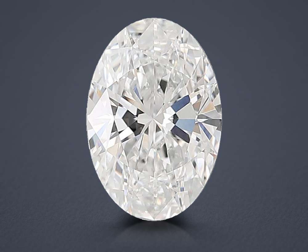 5.56ct E VVS2 Rare Carat Ideal Cut Oval Lab Grown Diamond