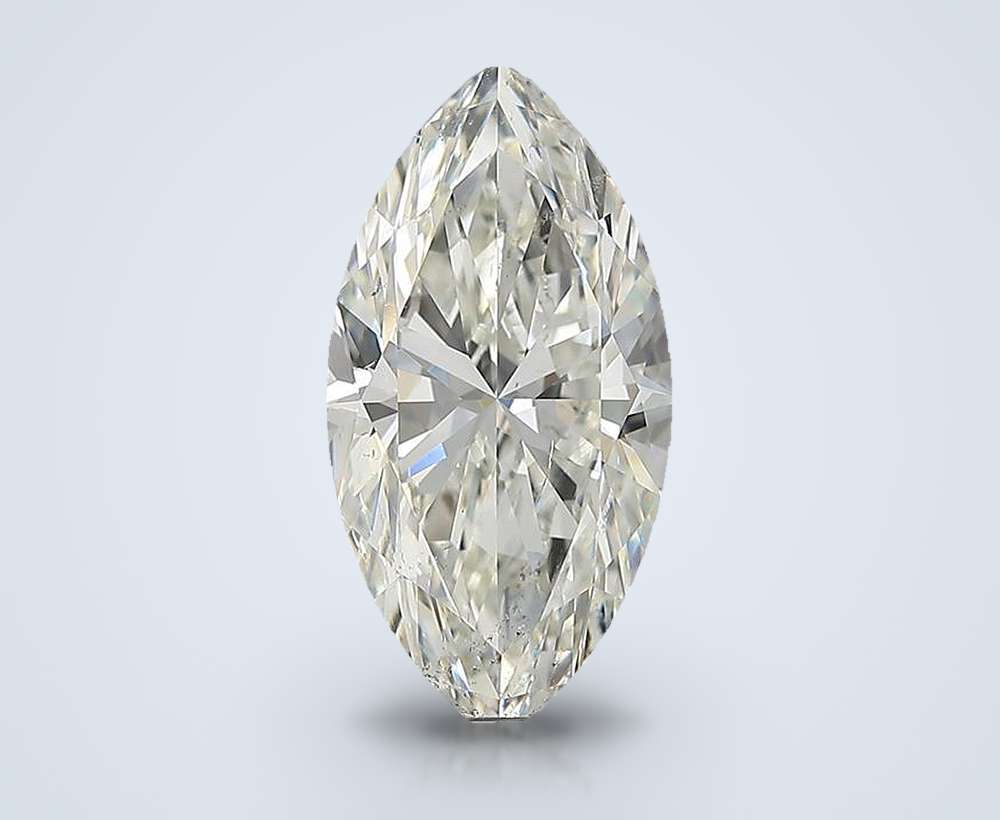 3.01ct H SI1 Rare Carat Ideal Cut Marquise Diamond