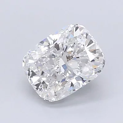 1.09ct D VVS2 Good Cut Cushion Lab Grown Diamond