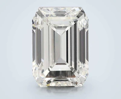 18.01ct H VVS2 Rare Carat Ideal Cut Emerald Lab Grown Diamond