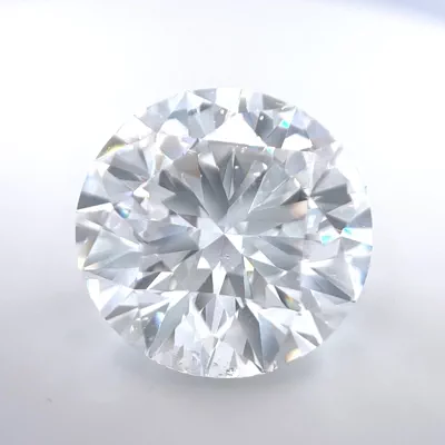 11.28ct F SI2 Rare Carat Ideal Cut Round Diamond