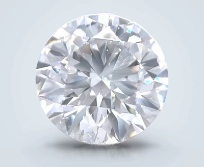 11.28ct F SI2 Rare Carat Ideal Cut Round Diamond